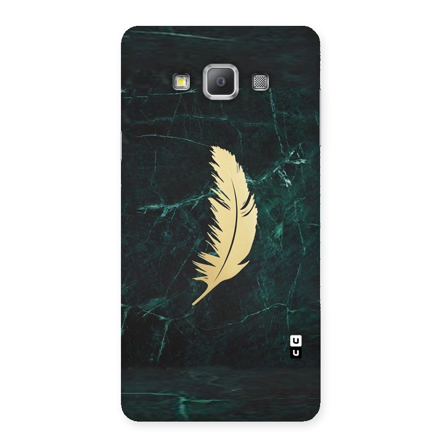 Golden Feather Back Case for Galaxy A7
