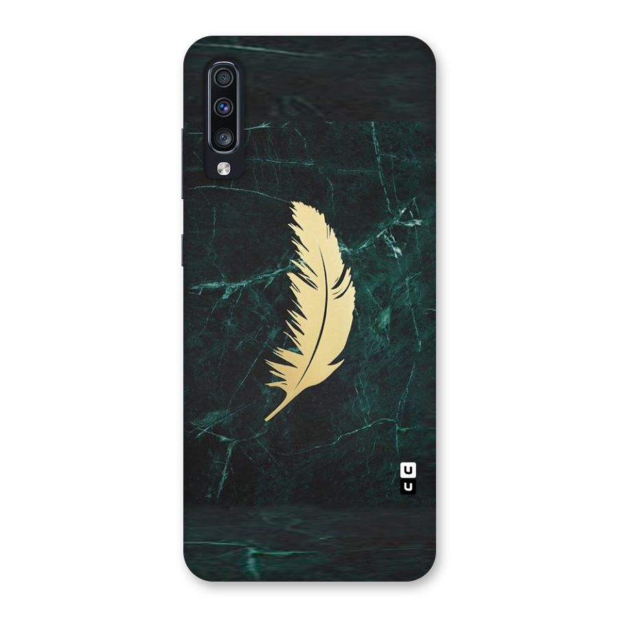 Golden Feather Back Case for Galaxy A70