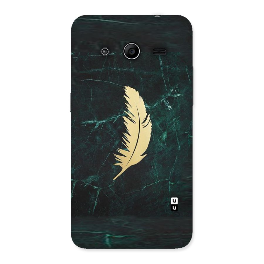 Golden Feather Back Case for Galaxy Core 2