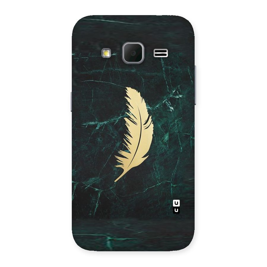 Golden Feather Back Case for Galaxy Core Prime