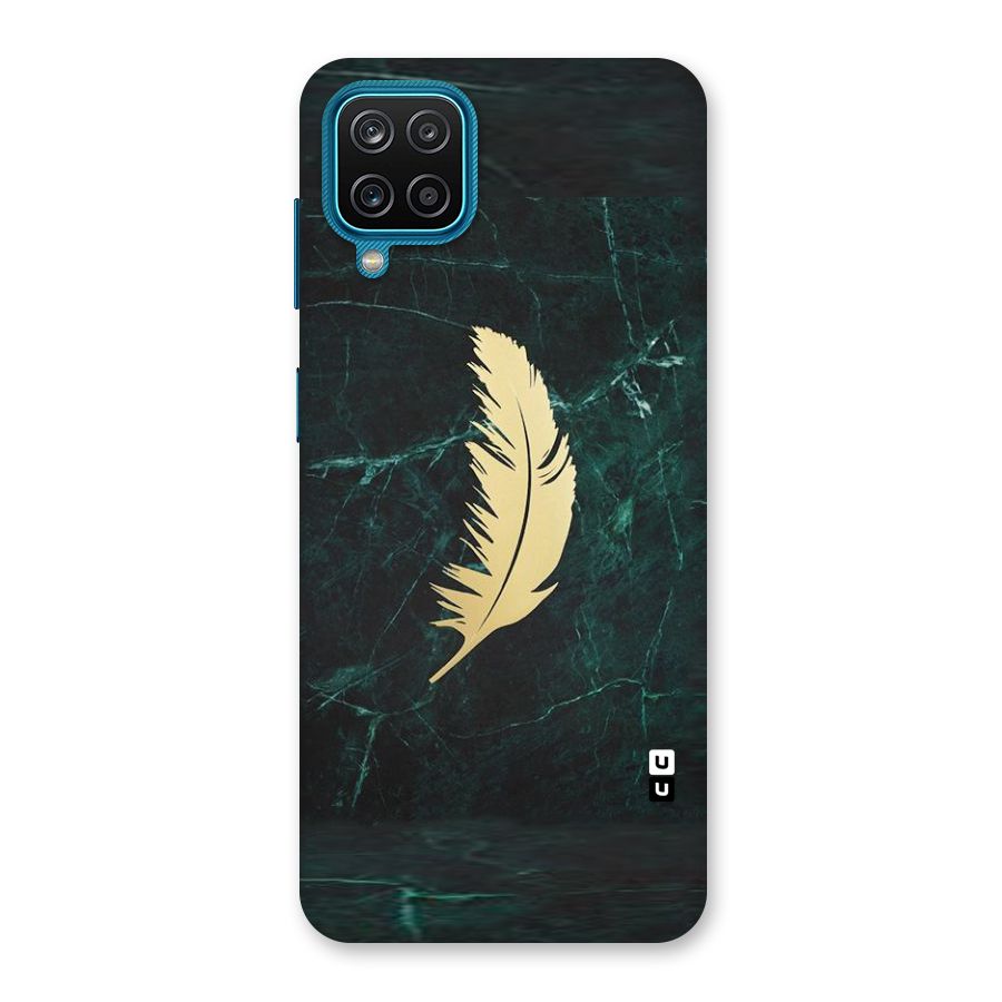 Golden Feather Back Case for Galaxy F12