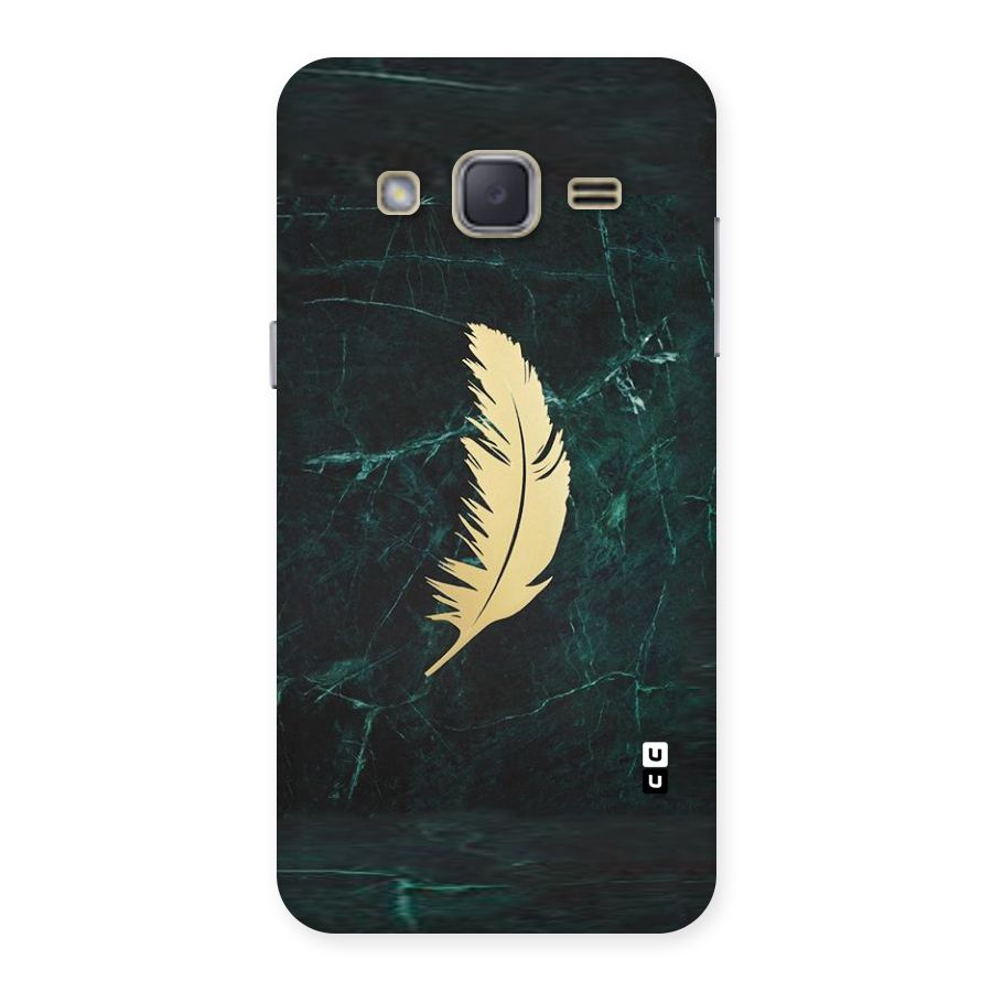Golden Feather Back Case for Galaxy J2