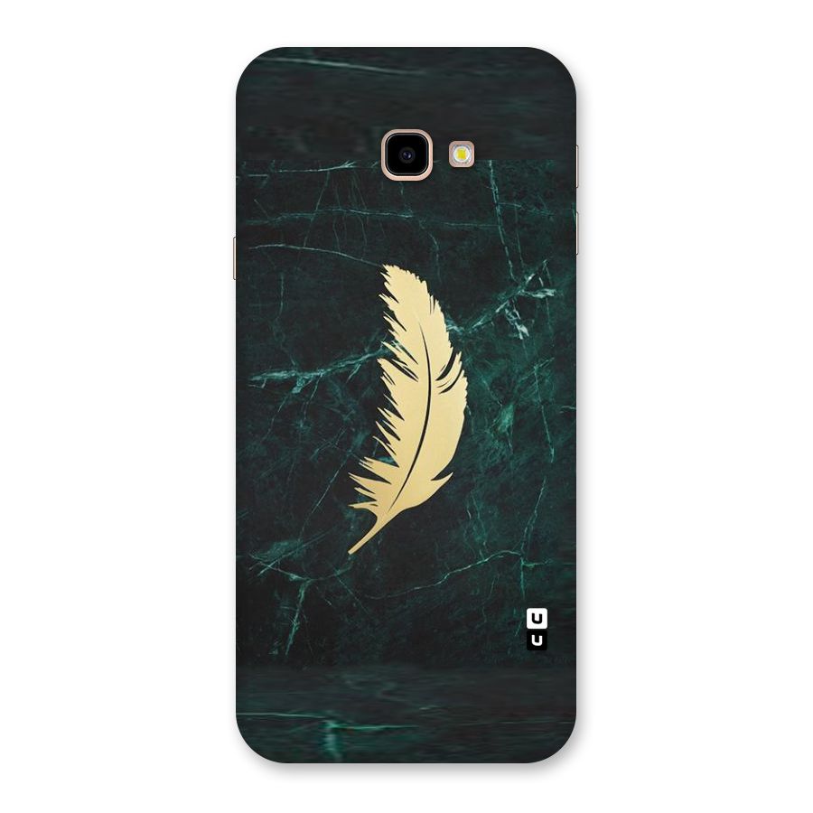 Golden Feather Back Case for Galaxy J4 Plus