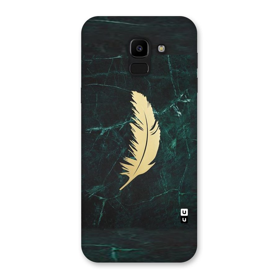 Golden Feather Back Case for Galaxy J6