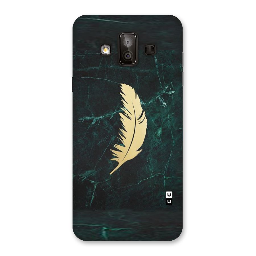Golden Feather Back Case for Galaxy J7 Duo