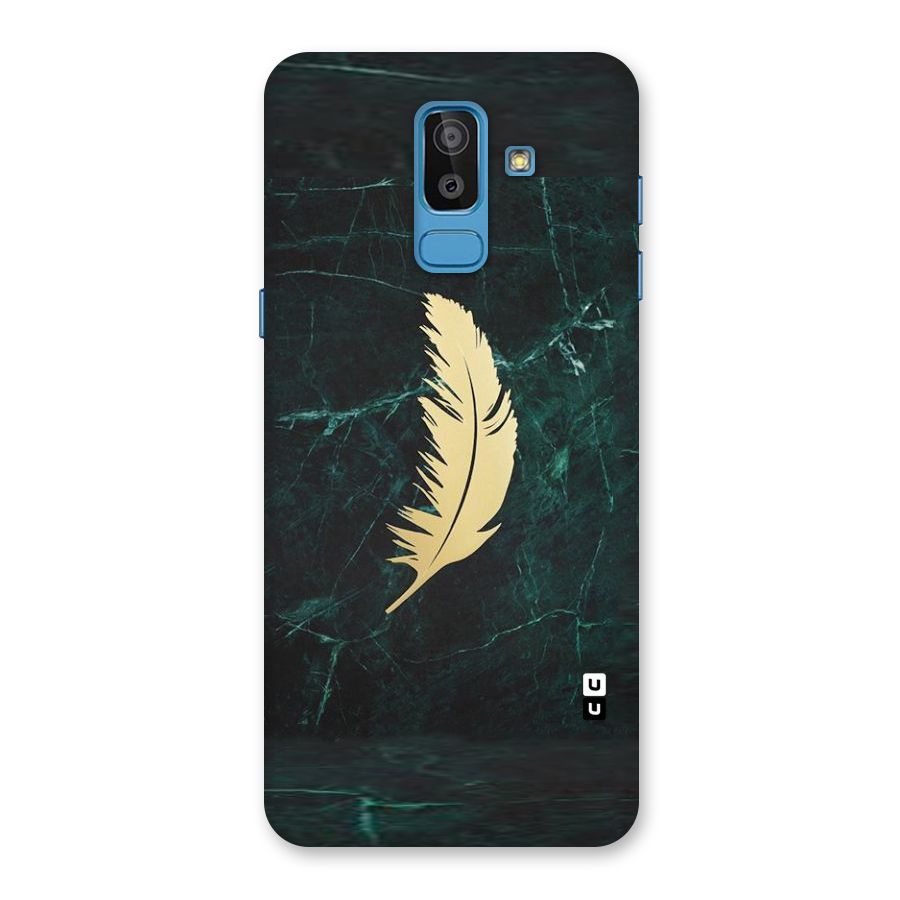 Golden Feather Back Case for Galaxy J8