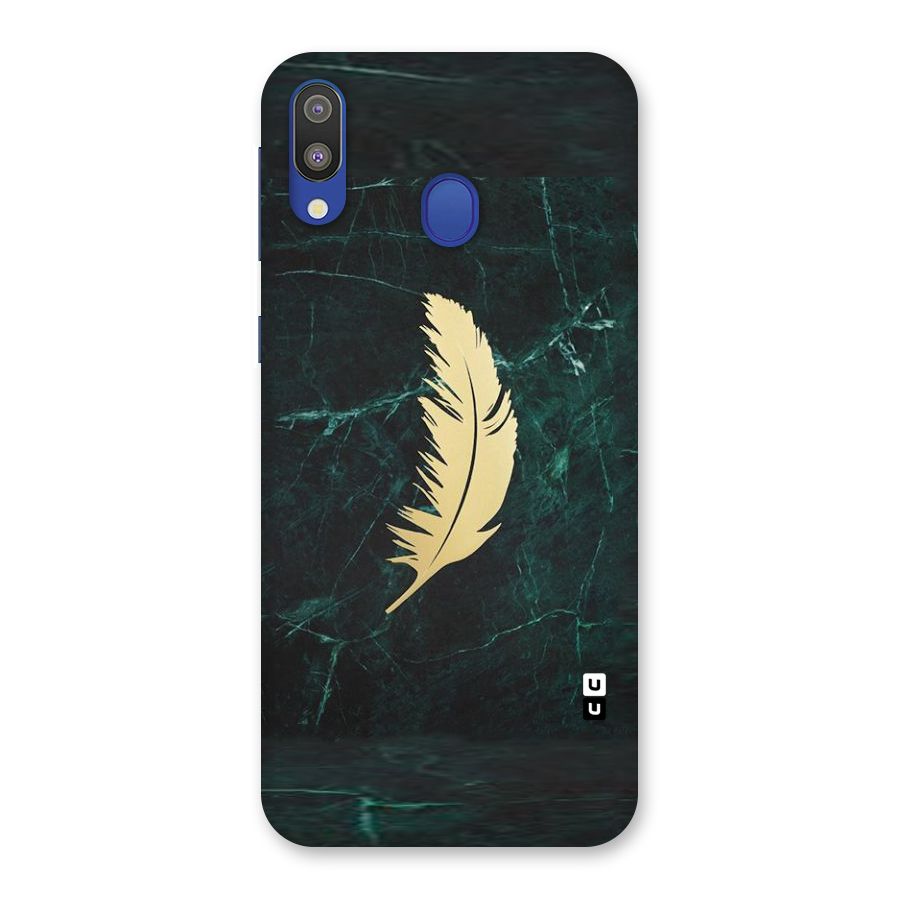 Golden Feather Back Case for Galaxy M20