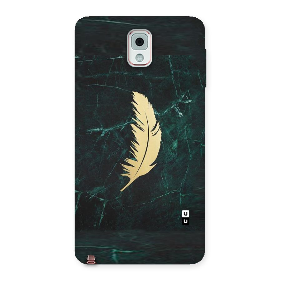Golden Feather Back Case for Galaxy Note 3