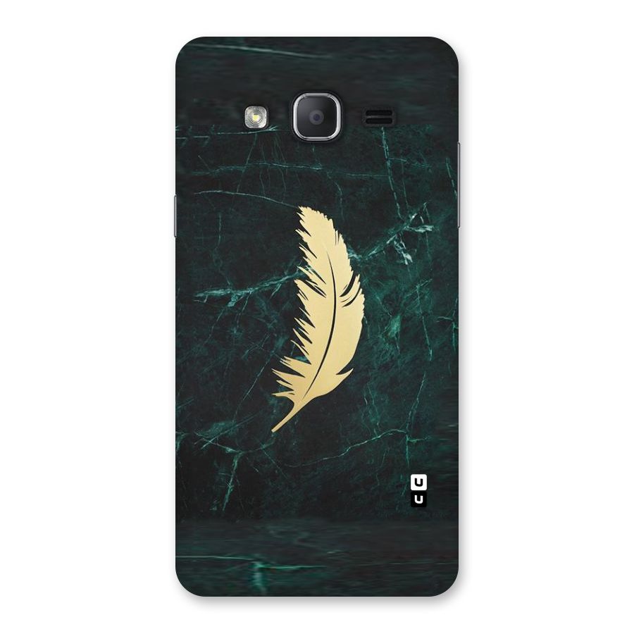 Golden Feather Back Case for Galaxy On7 2015