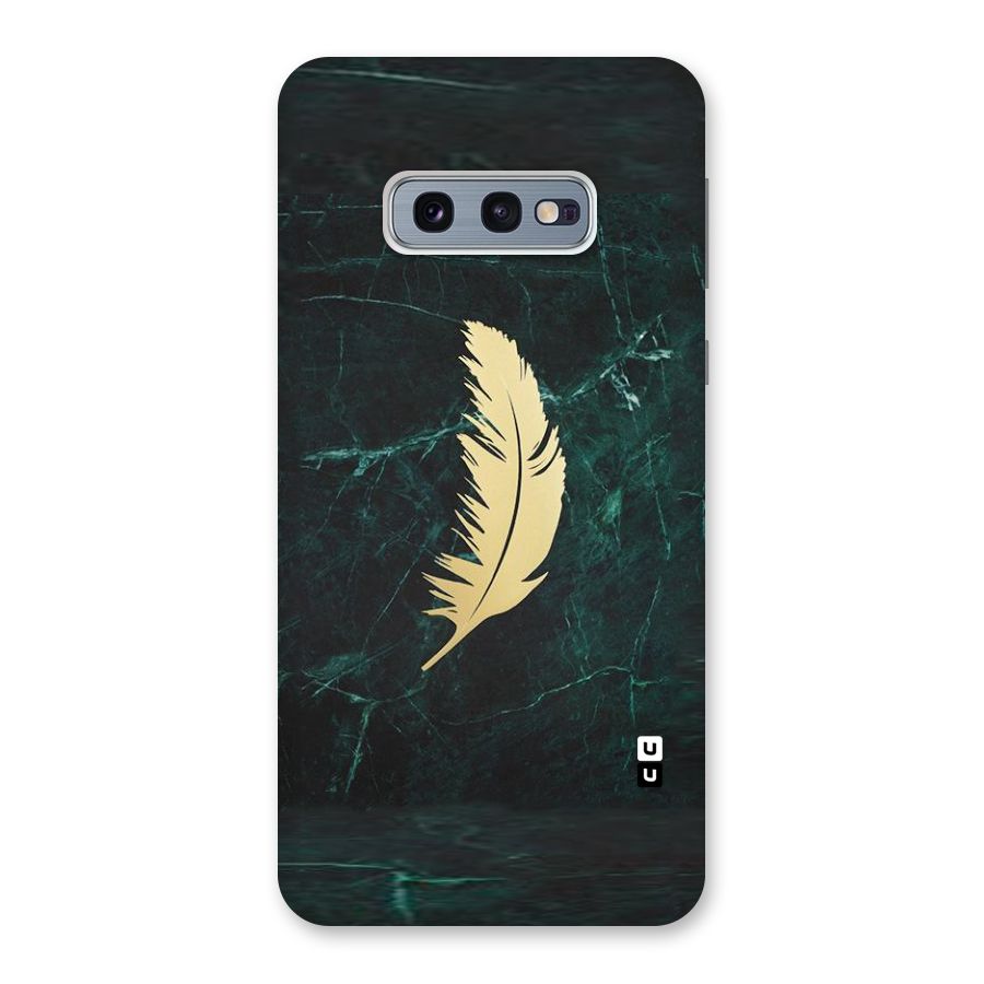 Golden Feather Back Case for Galaxy S10e