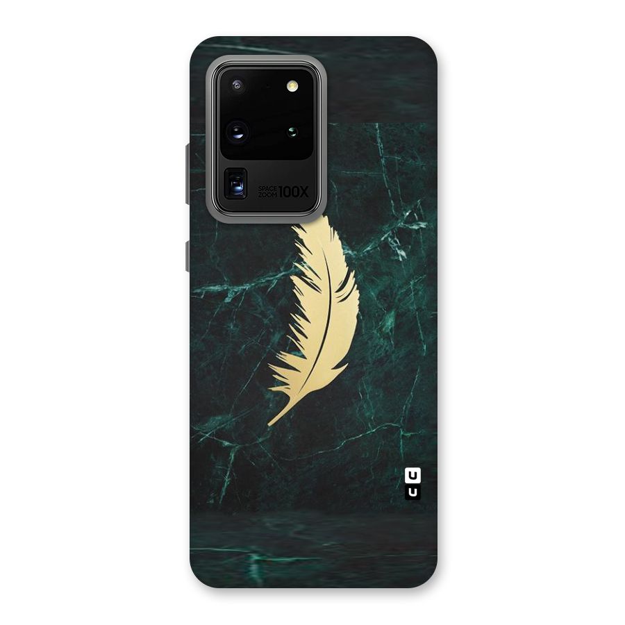 Golden Feather Back Case for Galaxy S20 Ultra