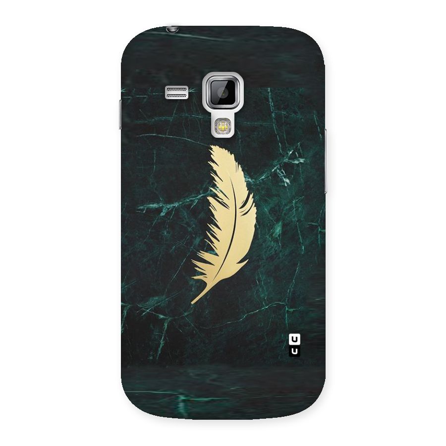 Golden Feather Back Case for Galaxy S Duos