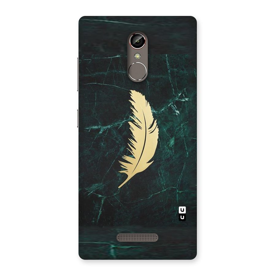 Golden Feather Back Case for Gionee S6s