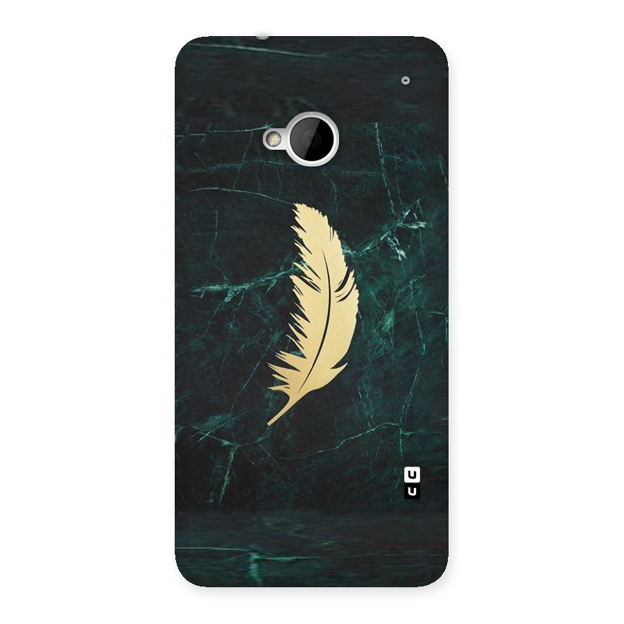 Golden Feather Back Case for HTC One M7