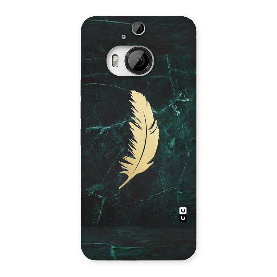 Golden Feather Back Case for HTC One M9 Plus