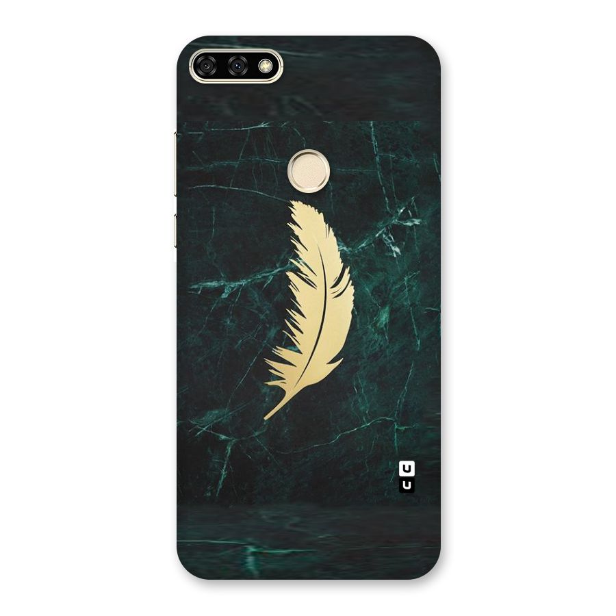 Golden Feather Back Case for Honor 7A