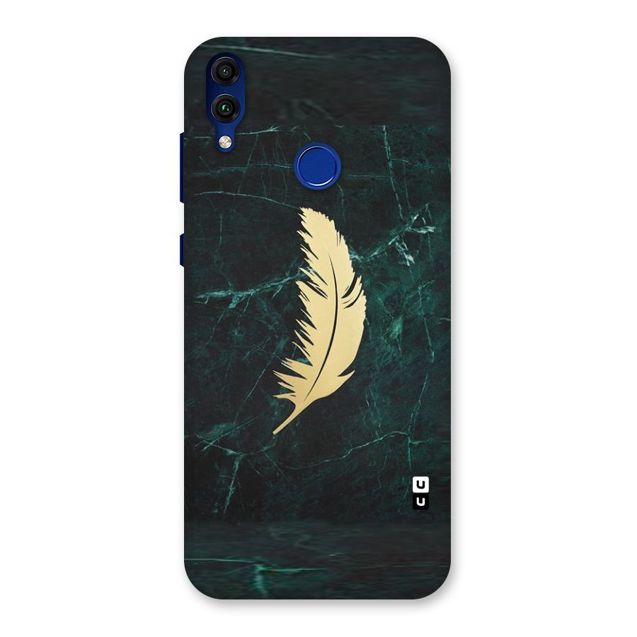 Golden Feather Back Case for Honor 8C