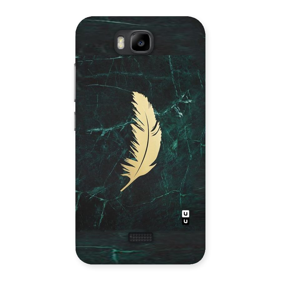 Golden Feather Back Case for Honor Bee