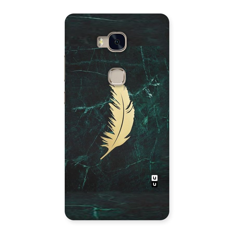 Golden Feather Back Case for Huawei Honor 5X