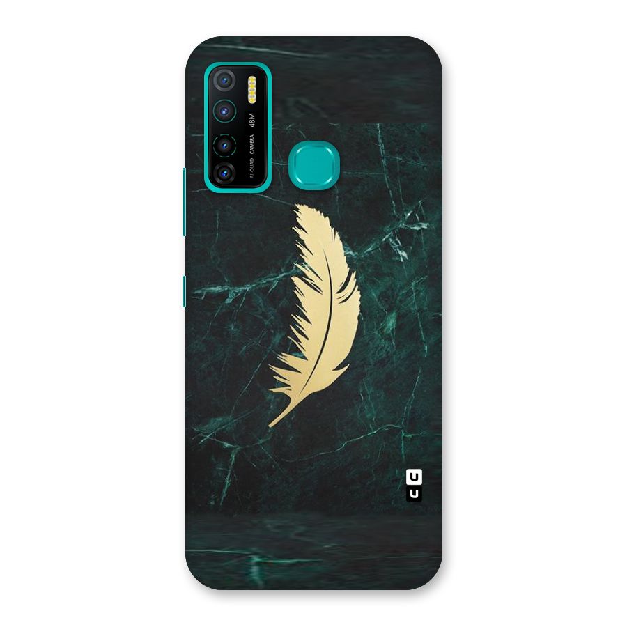Golden Feather Back Case for Infinix Hot 9 Pro