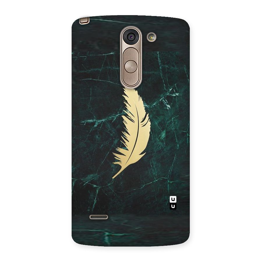 Golden Feather Back Case for LG G3 Stylus