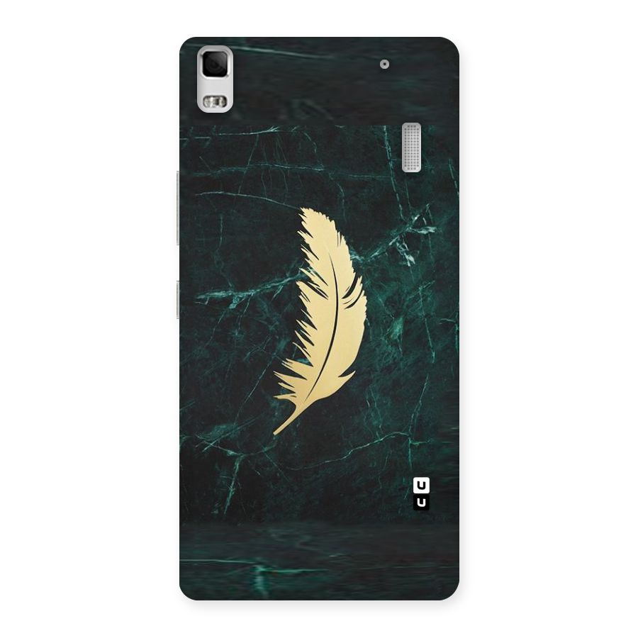 Golden Feather Back Case for Lenovo K3 Note