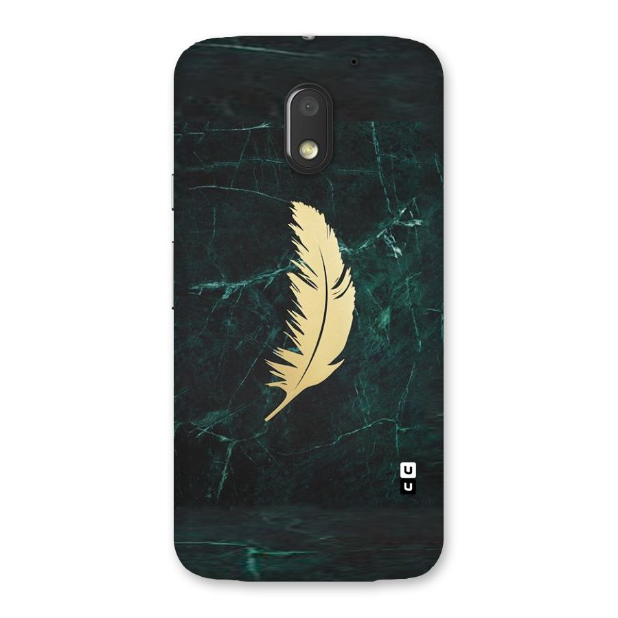 Golden Feather Back Case for Moto E3 Power