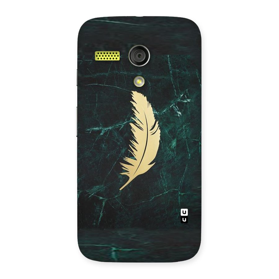 Golden Feather Back Case for Moto G