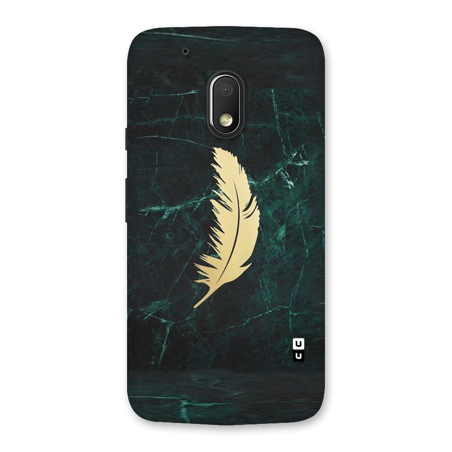 Golden Feather Back Case for Moto G4 Play
