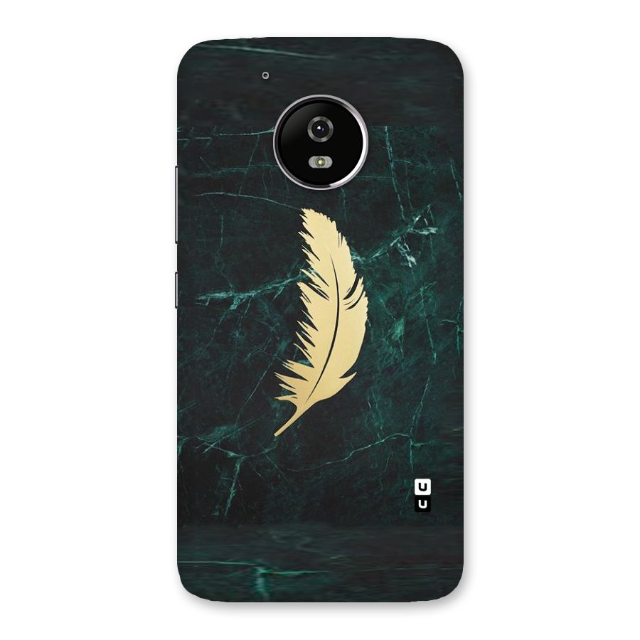 Golden Feather Back Case for Moto G5