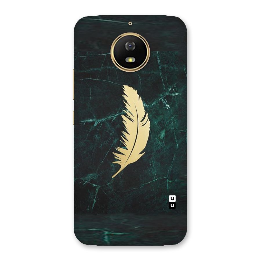 Golden Feather Back Case for Moto G5s