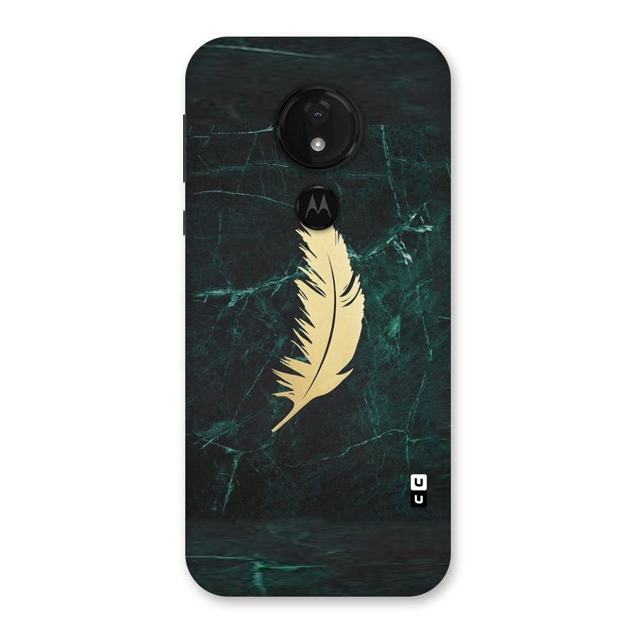 Golden Feather Back Case for Moto G7 Power