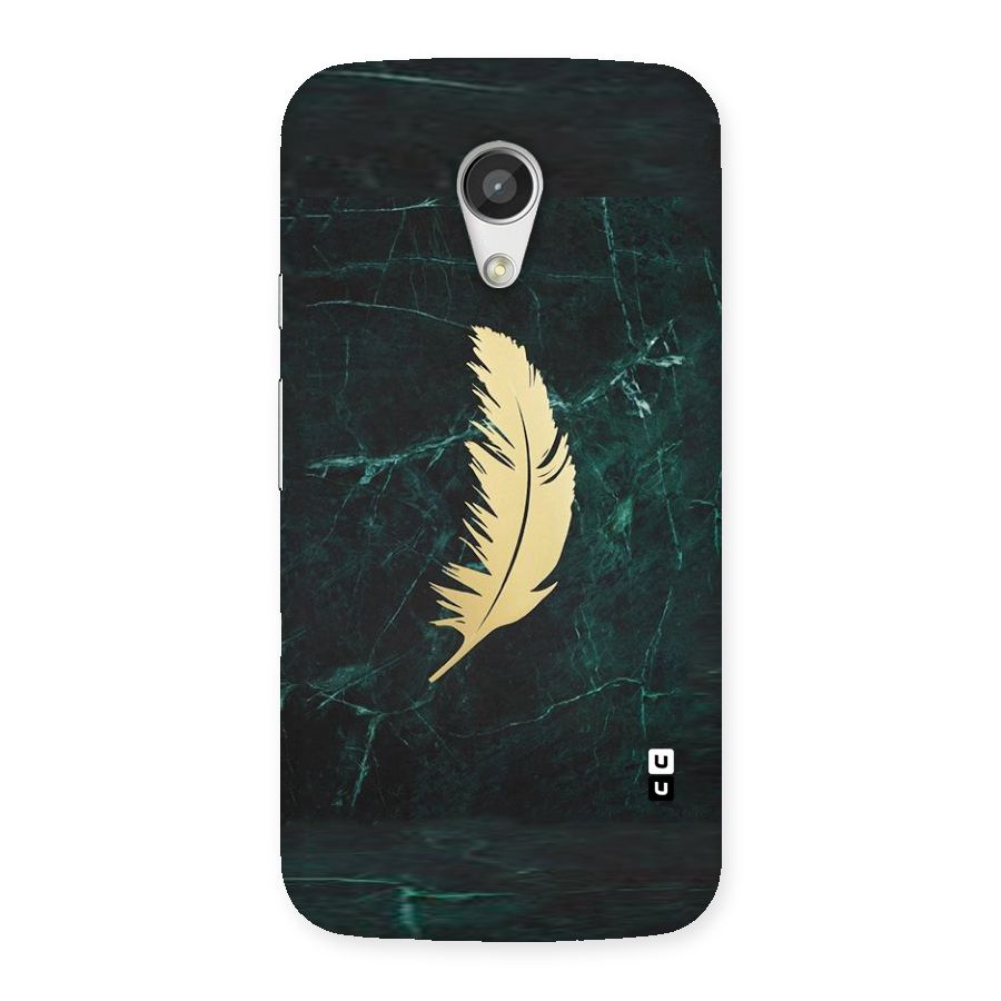 Golden Feather Back Case for Moto G 2nd Gen