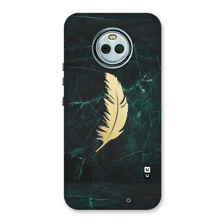 Golden Feather Back Case for Moto X4