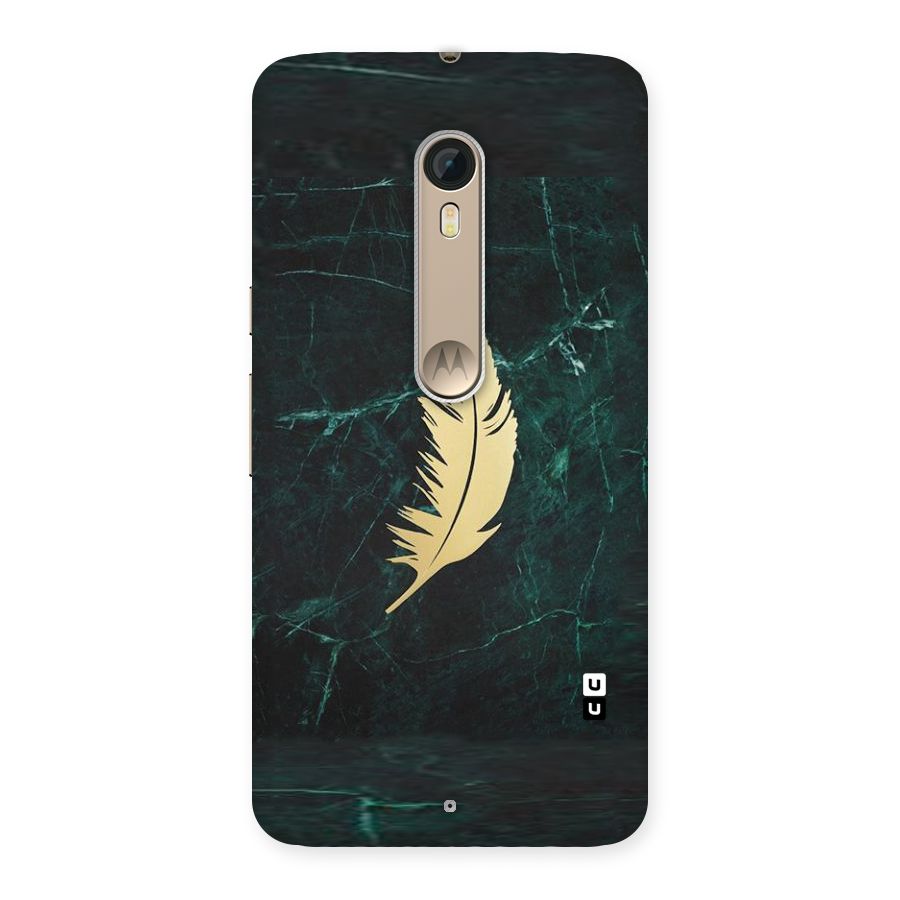 Golden Feather Back Case for Motorola Moto X Style