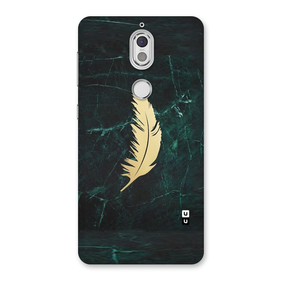 Golden Feather Back Case for Nokia 7