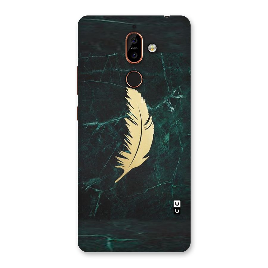 Golden Feather Back Case for Nokia 7 Plus