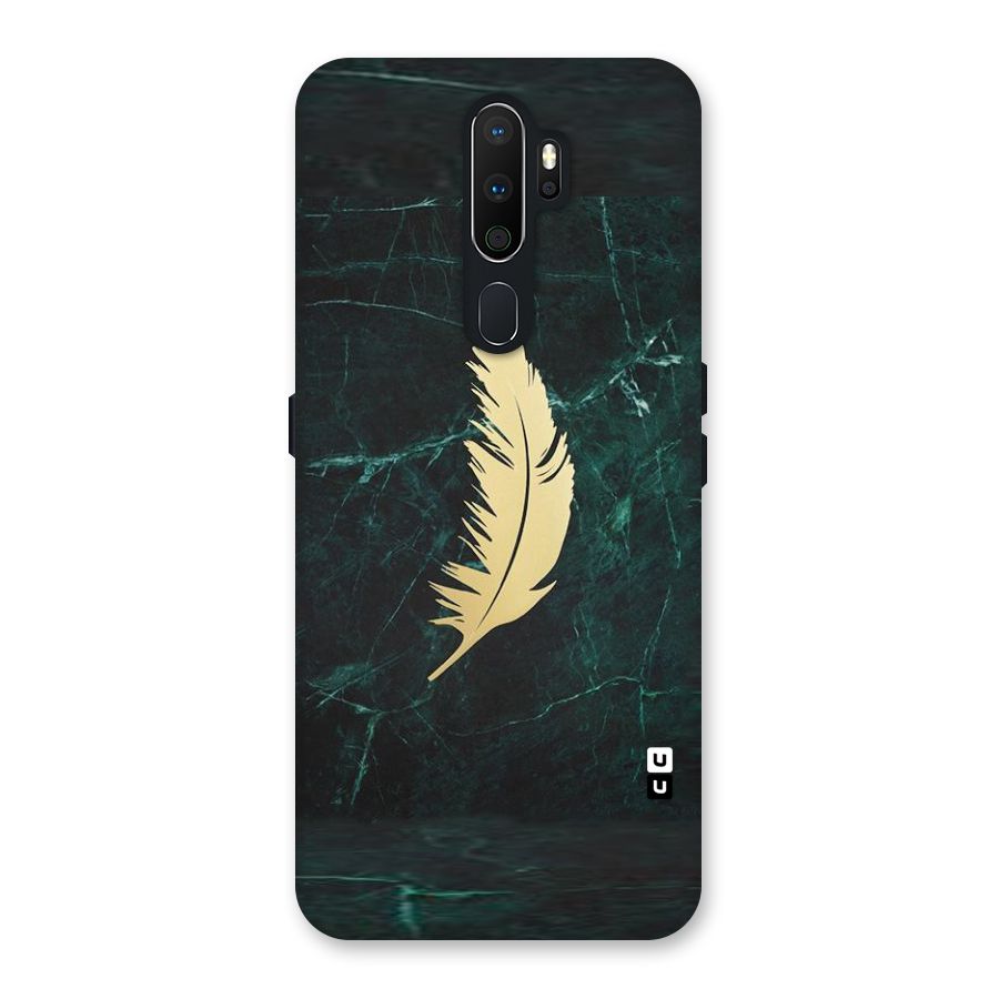 Golden Feather Back Case for Oppo A5 (2020)