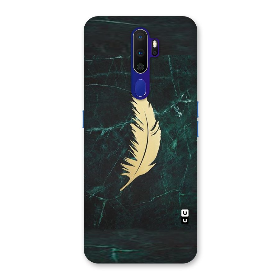 Golden Feather Back Case for Oppo A9 (2020)