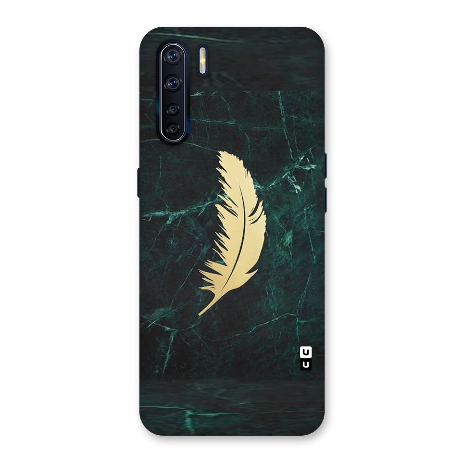 Golden Feather Back Case for Oppo F15