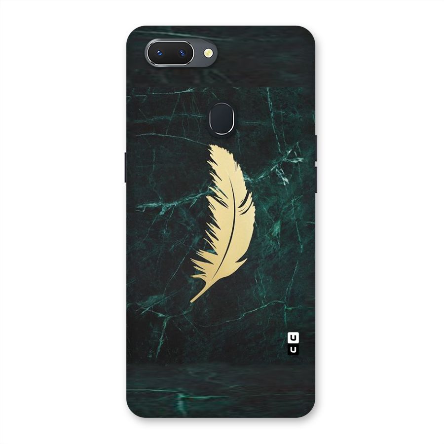 Golden Feather Back Case for Oppo Realme 2