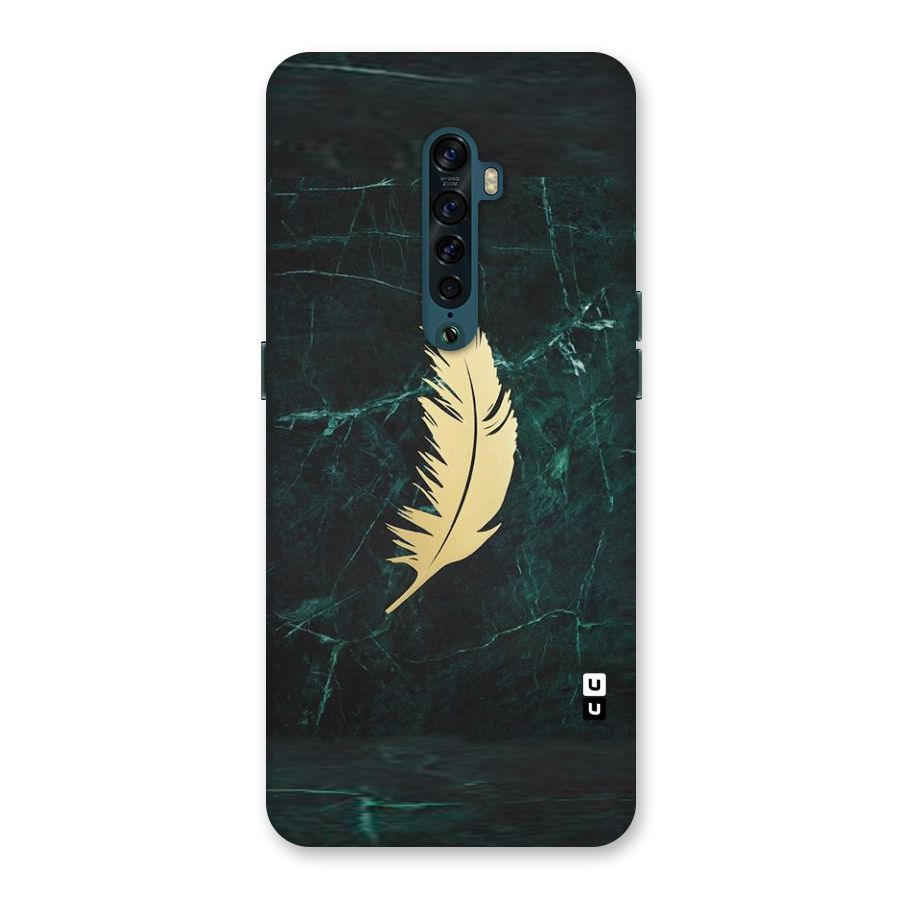 Golden Feather Back Case for Oppo Reno2