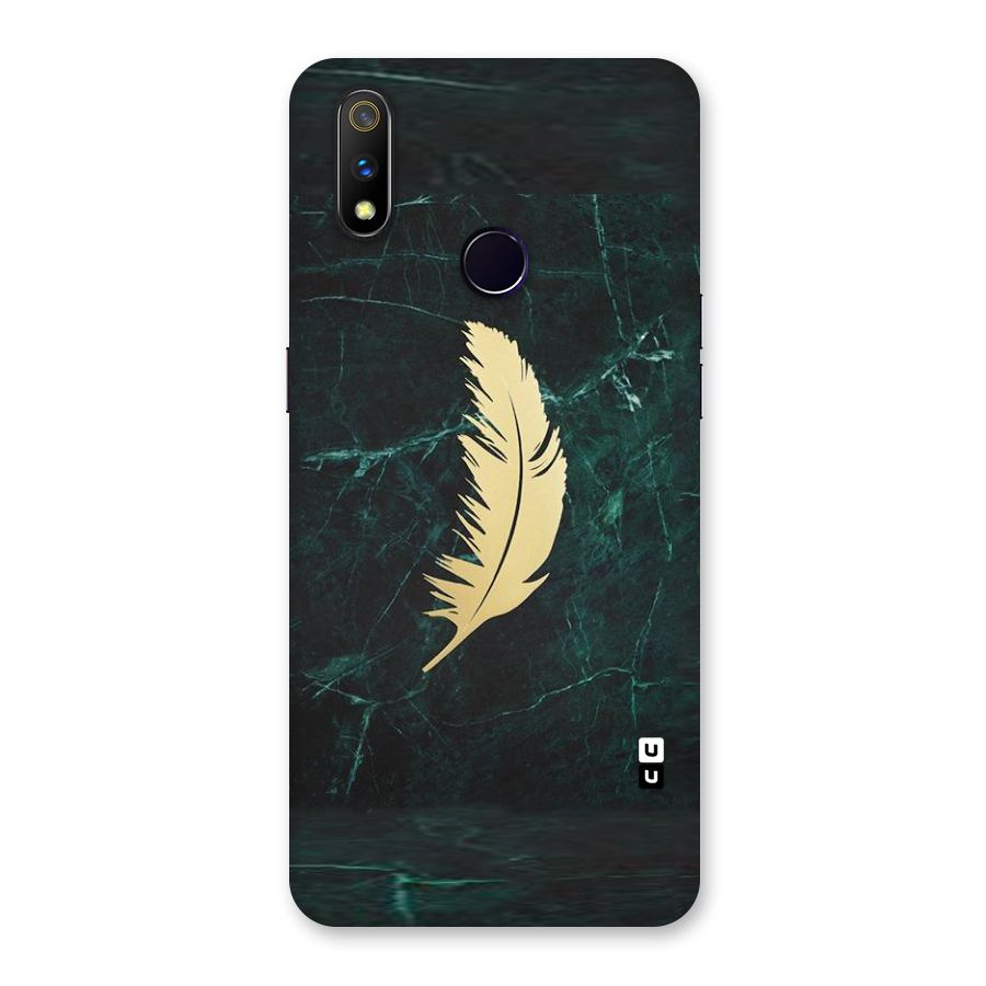 Golden Feather Back Case for Realme 3 Pro