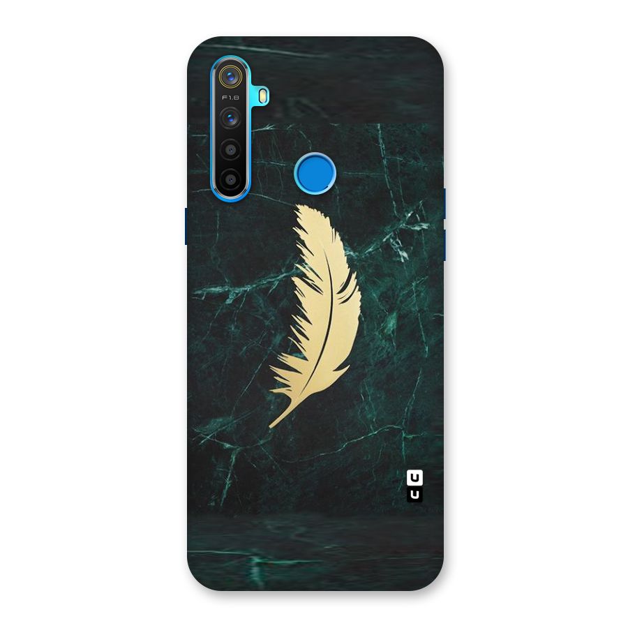 Golden Feather Back Case for Realme 5s