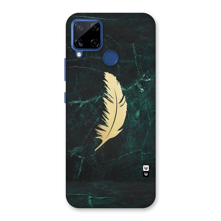 Golden Feather Back Case for Realme C15