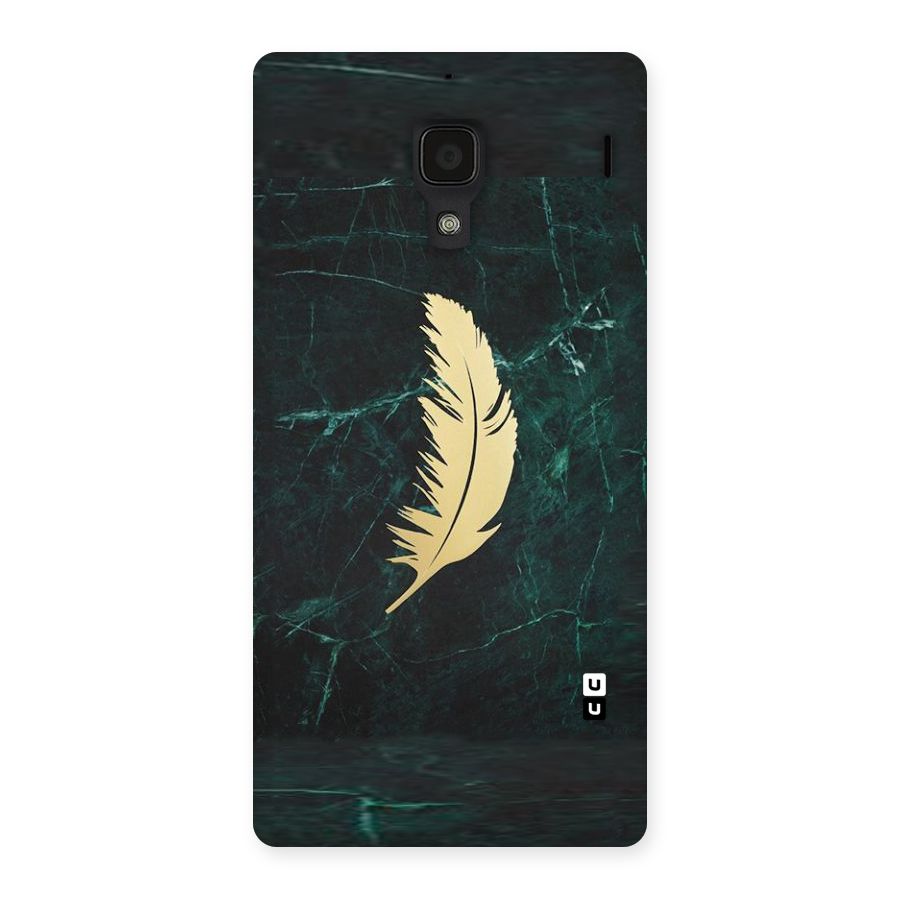 Golden Feather Back Case for Redmi 1S
