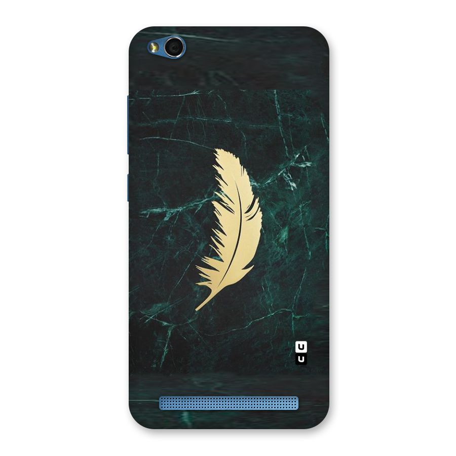 Golden Feather Back Case for Redmi 5A