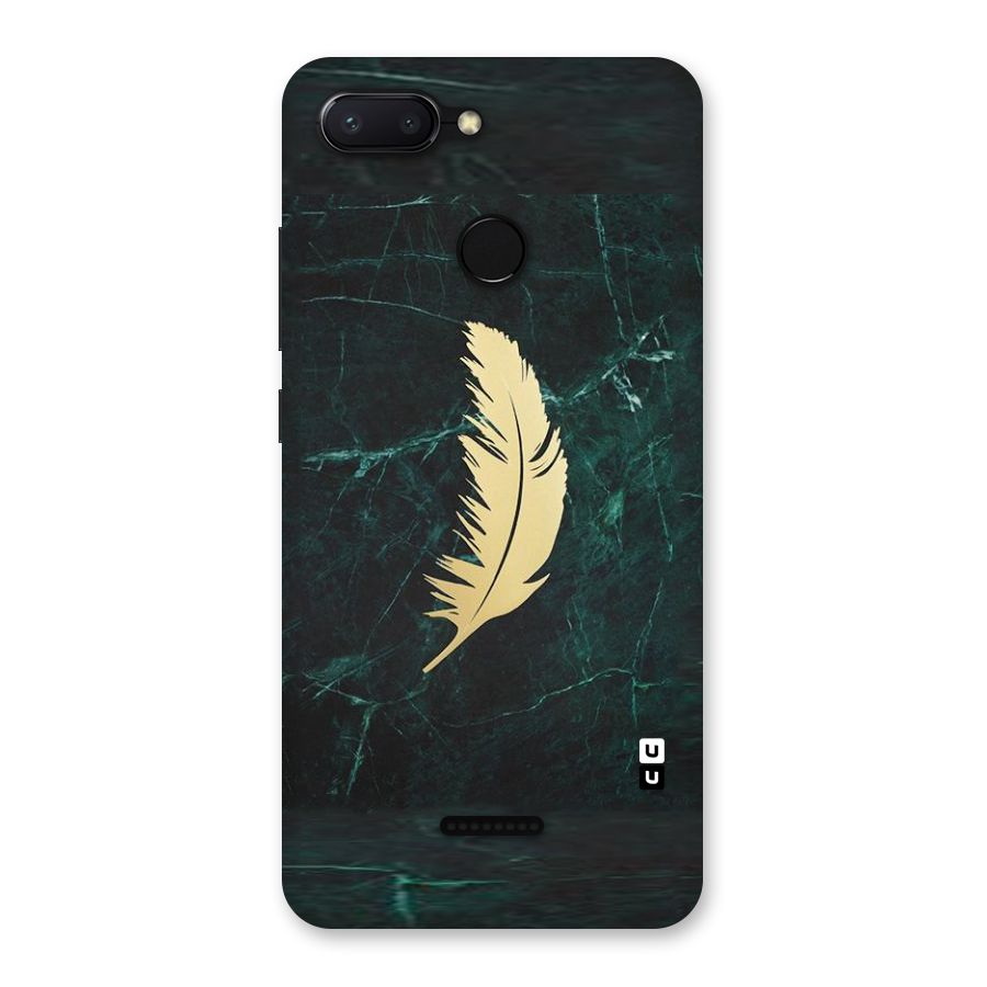 Golden Feather Back Case for Redmi 6