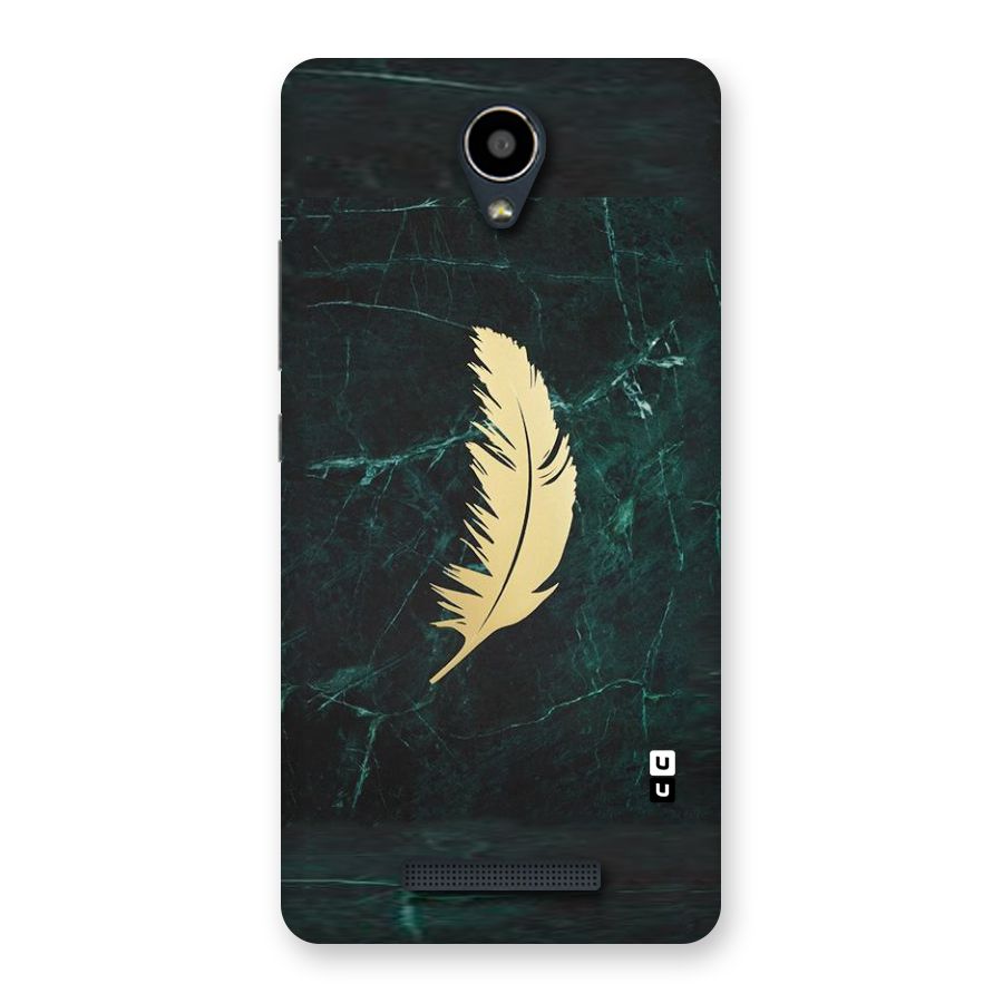 Golden Feather Back Case for Redmi Note 2