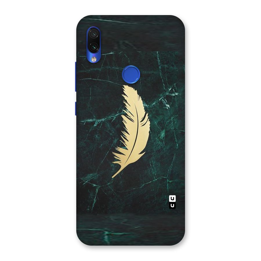 Golden Feather Back Case for Redmi Note 7S